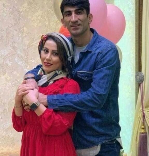 عکس عروسی بیرانوند و همسرش