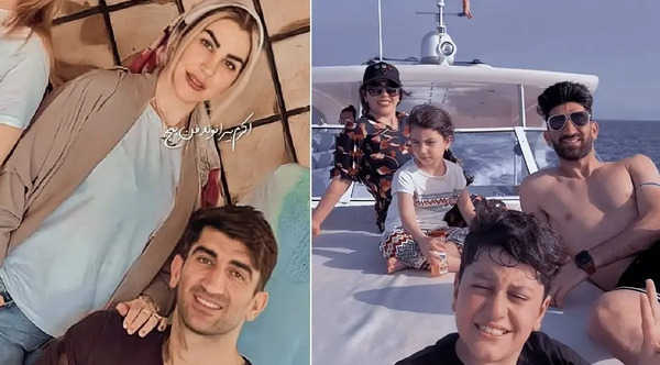 عکس عروسی بیرانوند و همسرش