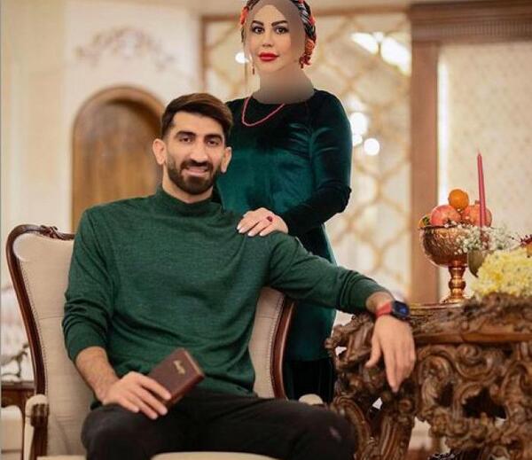 همسرش عکس عروسی بیرانوند