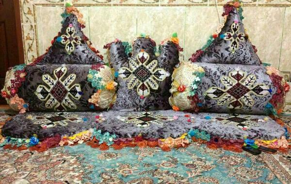 عکس حجله عروسی بلوچی