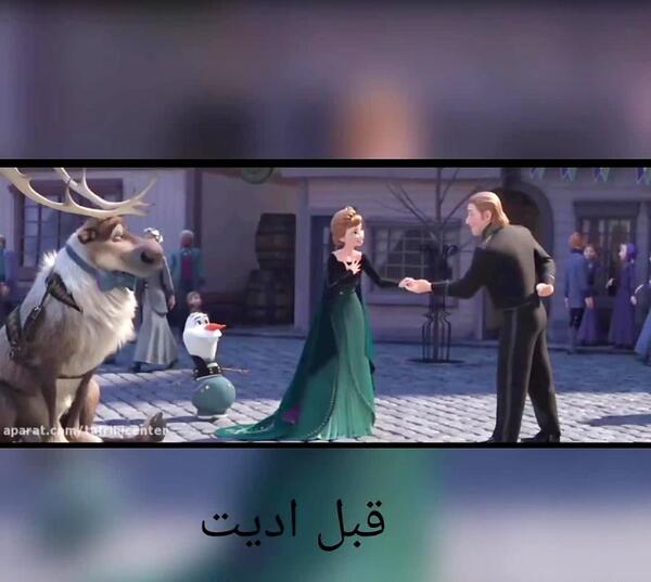بچه عکس عروسی آنا و کریستوف