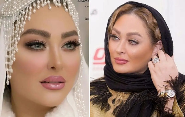 عکس عروسی الهام حمیدی با همسرش