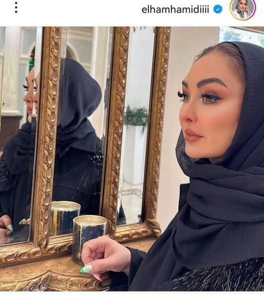 عکس عروسی الهام حمیدی با همسرش