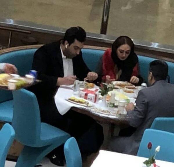 عکس عروسی الهام حمیدی با همسرش