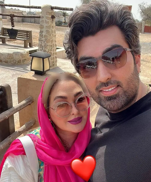 عکس عروسی الهام حمیدی با همسرش