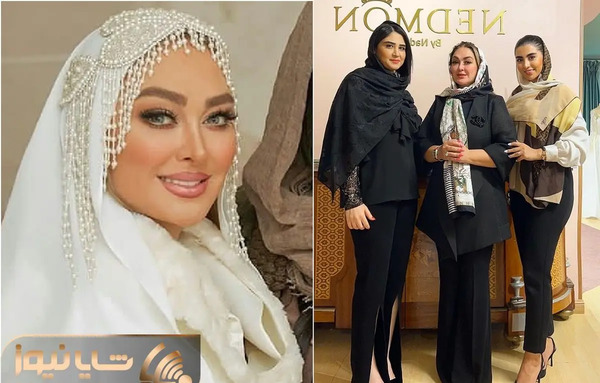 عکس عروسی الهام حمیدی با همسرش