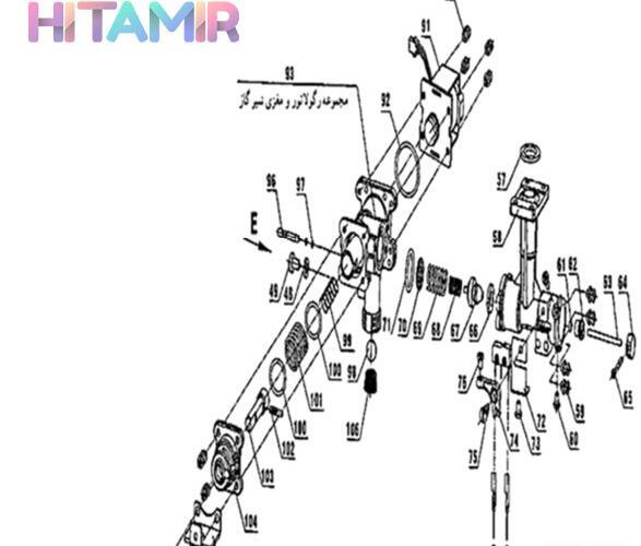 عکس قطعات آبگرمکن دیواری بوتان