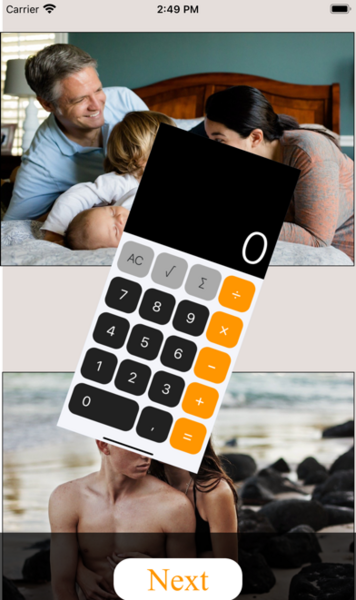 برنامه عکس مخفی کن ماشین حساب