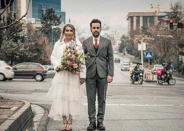عکس عروس داماد هم قد