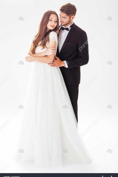عکس قدی عروس و داماد