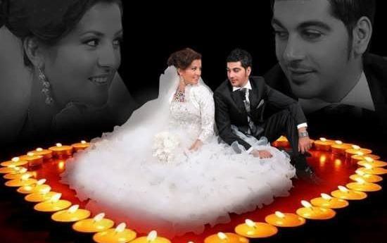عکس قدی عروس و داماد