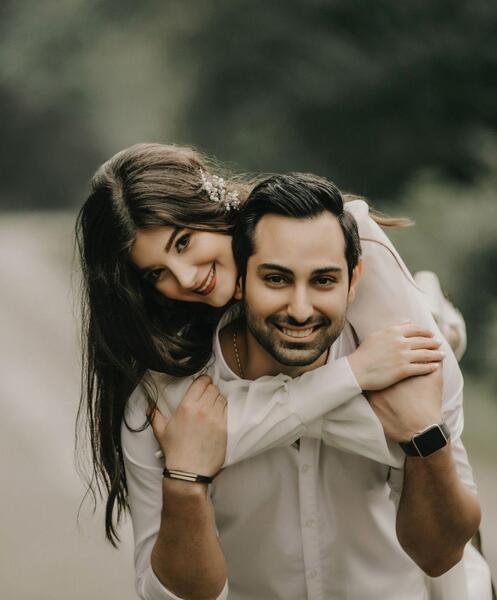 عکس قدی عروس و داماد