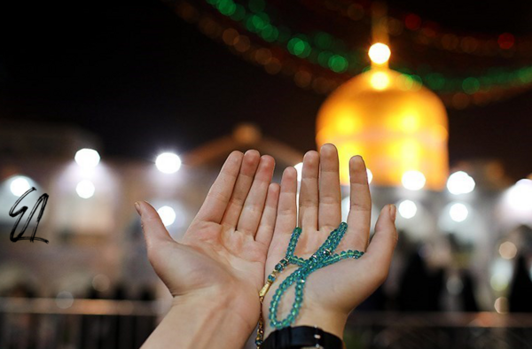 ژست عکس عروس و داماد در حرم امام رضا