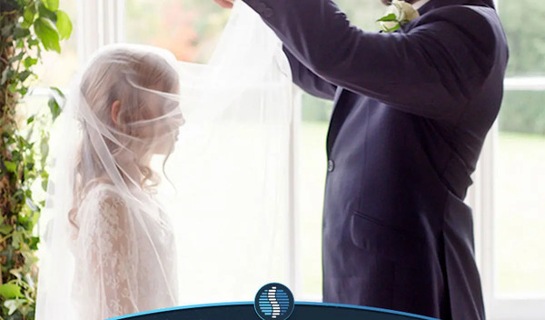 عکس عروس و داماد در شب