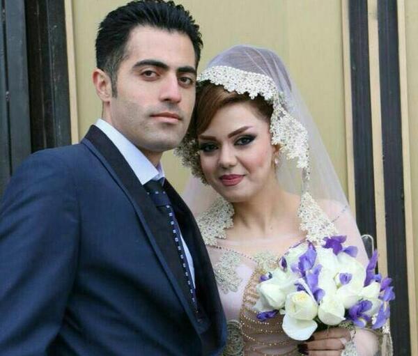 عکس عروس داماد در شب