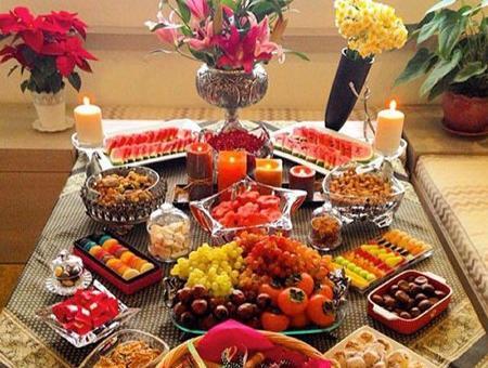 عکس شب یلدای عروس و داماد