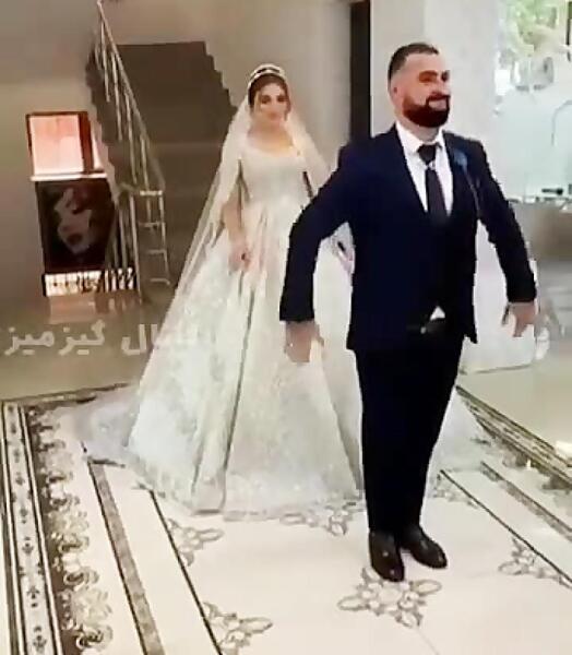 آهنگ رقص با عکس عروس و داماد