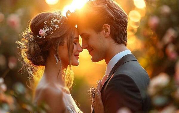 کلیپ عکس عروس و داماد عاشقانه