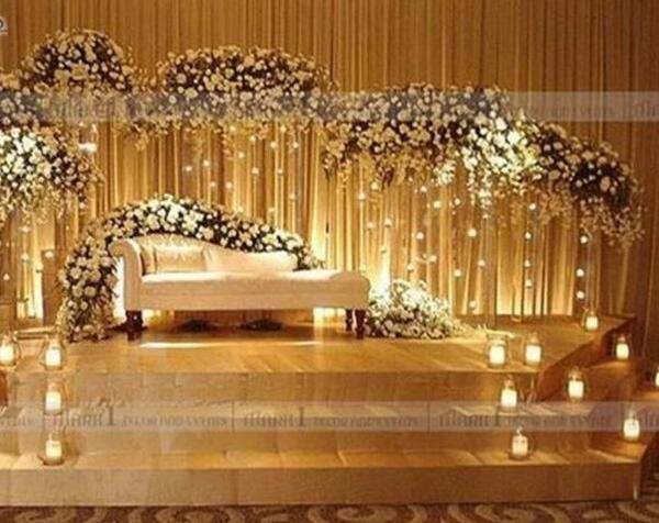 عکس عروس و داماد داخل تالار