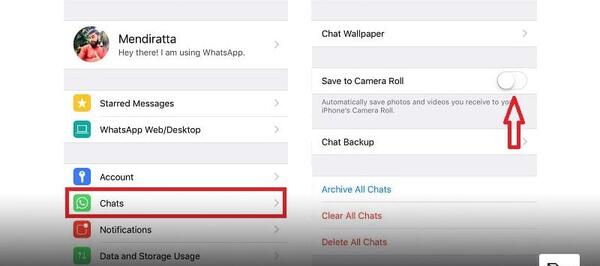 چیکار کنم عکس واتساپ در گالری ذخیره نشود