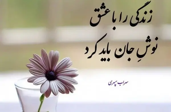 عکس نوشته در لحظه زندگی کن