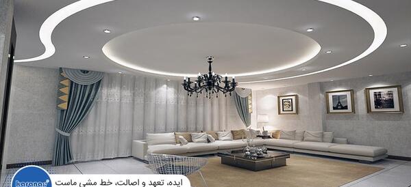 عکس طراحی کناف سقف