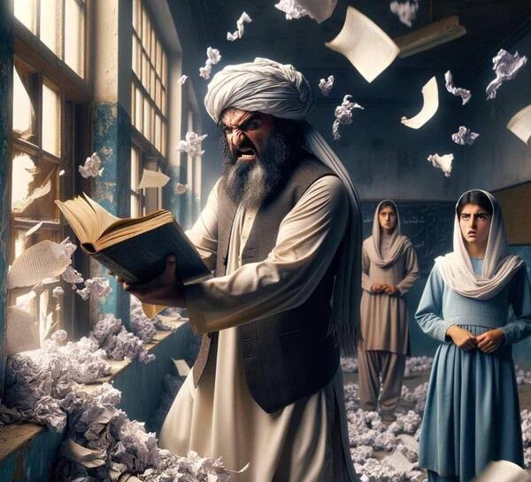 عکس های طالبان با زنان چینی