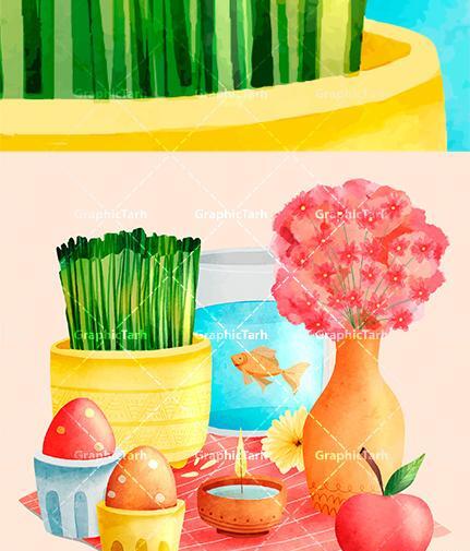 فتوشاپ عکس کنار سفره هفت سین