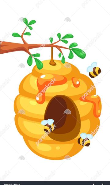 عکس نقاشی کندوی عسل
