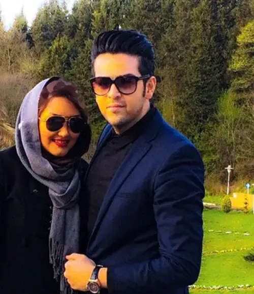 عکس عروسی عماد طالب زاده و همسرش