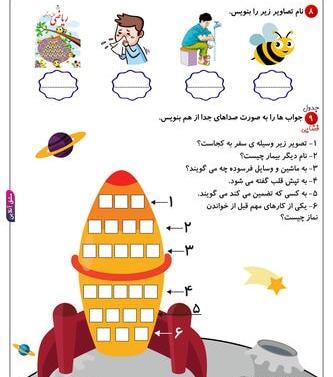عکس کتاب اول دبستان فارسی