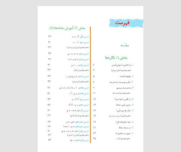 عکس کتاب اول دبستان فارسی