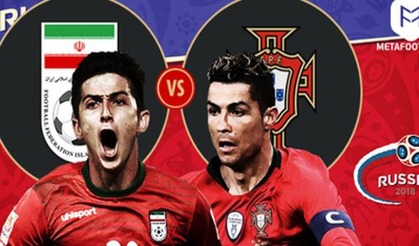 عکس فوتبال ایران و پرتغال