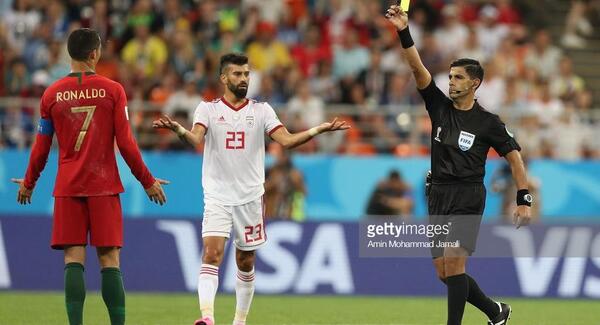 عکس فوتبال ایران و پرتغال