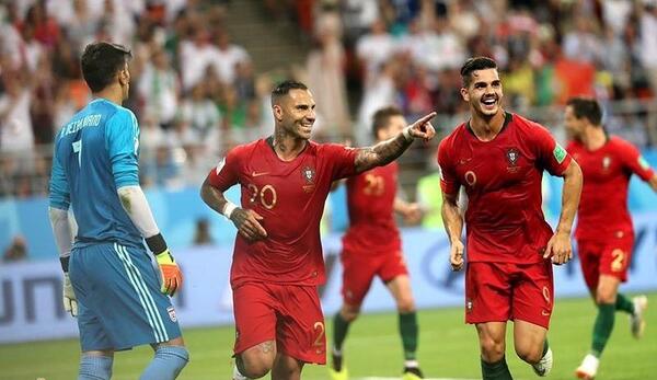 عکس فوتبال ایران و پرتغال