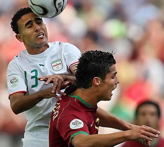 عکس فوتبال ایران و پرتغال