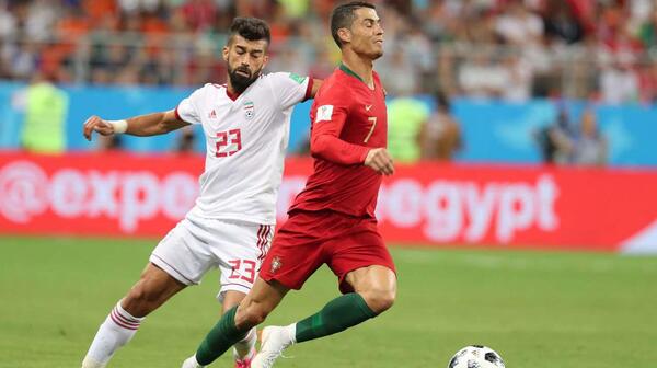 عکس فوتبال ایران و پرتغال