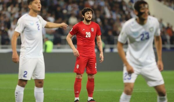 عکس فوتبال ایران و ازبکستان