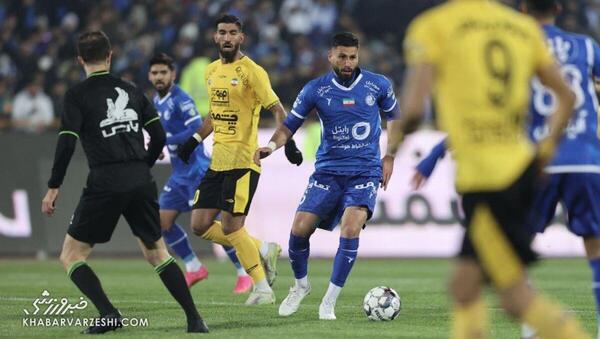 عکس فوتبال استقلال و سپاهان