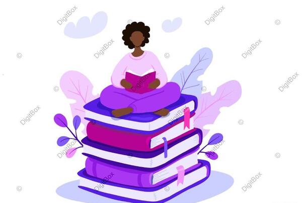 عکس فانتزی دختر کتابخوان