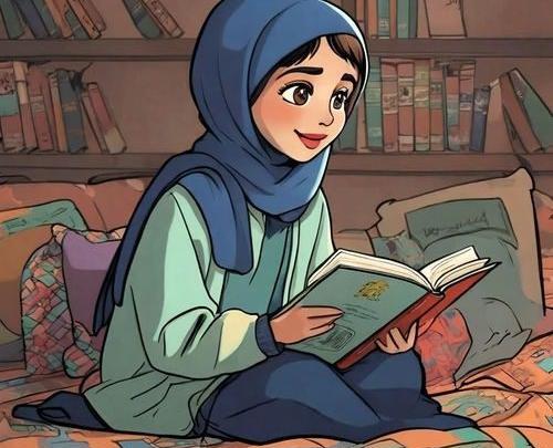 عکس فانتزی دختر کتابخوان