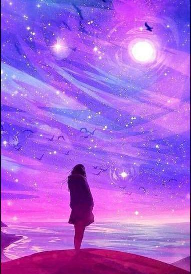 عکس پس زمینه فانتزی بنفش