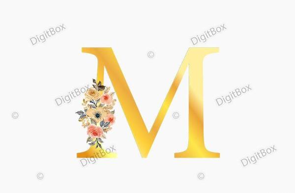 عکس فانتزی حروف انگلیسی m