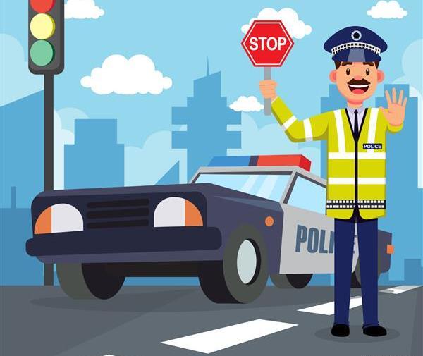 عکس فانتزی ماشین پلیس