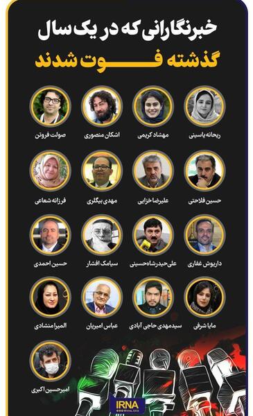 عکس خبرنگاران فوت شده