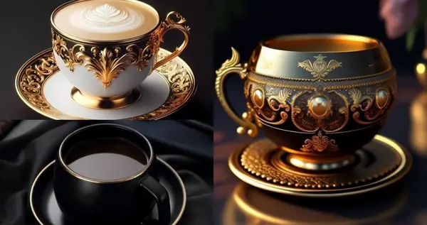 عکس لیوان چای فانتزی