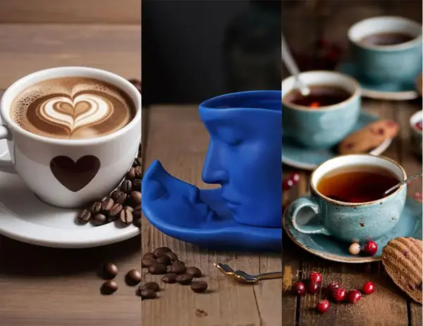 عکس فنجان چای فانتزی