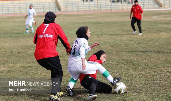 عکس تیم فوتبال بانوان پرسپولیس
