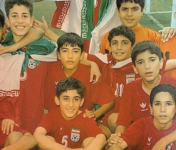 عکس بچه های فوتبال ایران