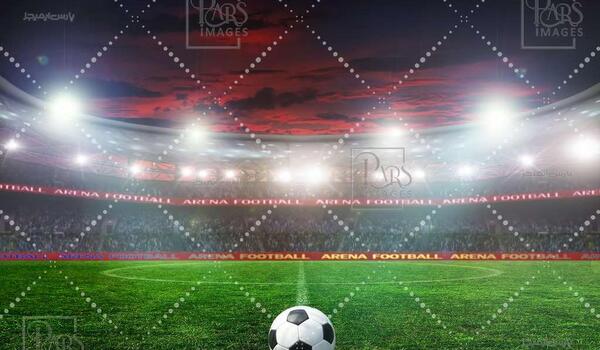 عکس زمین فوتبال برای پس زمینه